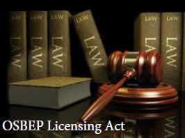 OSBEP Licensing Act